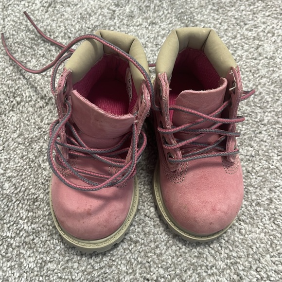 Timberland Toddler Pink Boots - Picture 5 of 5